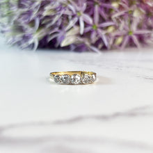 Load image into Gallery viewer, Edwardian Old Cut Diamond Five Stone Ring