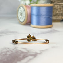 Load image into Gallery viewer, Victorian Clover Shamrock Brooch Pin