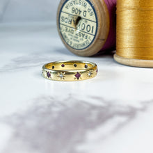 Load image into Gallery viewer, Vintage Ruby & Diamond Eternity Ring