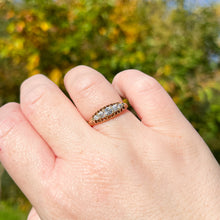 Load image into Gallery viewer, Edwardian Old Cut Diamond Five Stone Ring