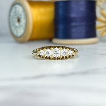 Load image into Gallery viewer, Edwardian Old Cut Diamond Five Stone Ring