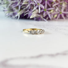 Load image into Gallery viewer, Edwardian Old Cut Diamond Five Stone Ring