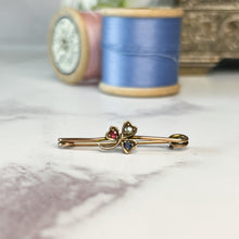 Load image into Gallery viewer, Victorian Clover Shamrock Brooch Pin