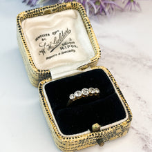Load image into Gallery viewer, Edwardian Old Cut Diamond Five Stone Ring