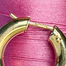 Load image into Gallery viewer, Vintage 9ct Gold Chubby Hoop Earrings