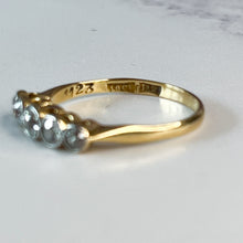 Load image into Gallery viewer, Edwardian Old Cut Diamond Five Stone Ring