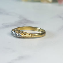 Load image into Gallery viewer, Victorian Style Five Stone Diamond Ring