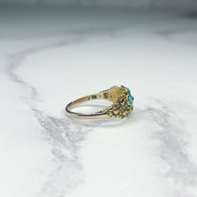 Load image into Gallery viewer, Victorian Forget Me Not Ring