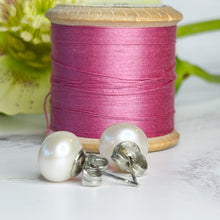 Load image into Gallery viewer, Pearl Stud Earrings
