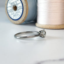 Load image into Gallery viewer, Platinum Art Deco Old European Cut Diamond Solitaire Ring
