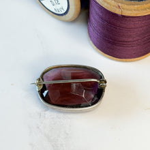 Load image into Gallery viewer, Antique Amethyst Paste Brooch

