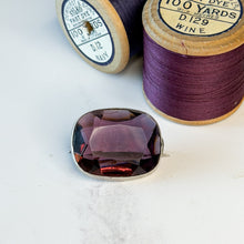 Load image into Gallery viewer, Antique Amethyst Paste Brooch
