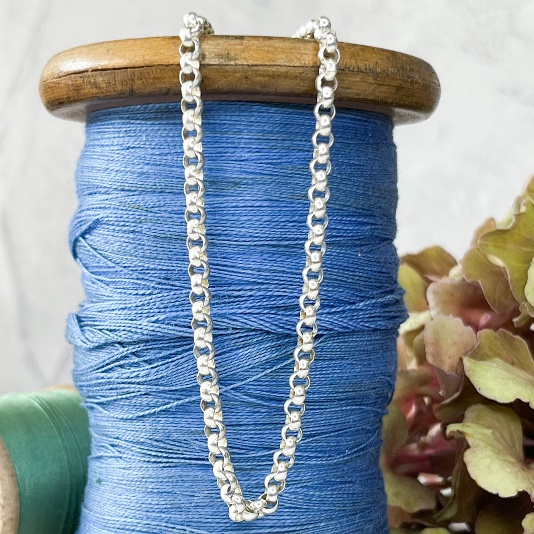 Silver Belcher Chain Necklace