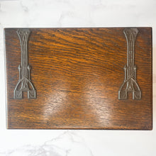 Load image into Gallery viewer, Art Nouveau Style Oak Jewellery Box
