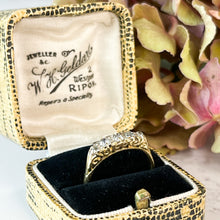 Load image into Gallery viewer, Victorian Old Mine Cut Diamond Five Stone Ring
