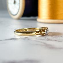 Load image into Gallery viewer, Early 20th Century Five Stone Old Cut Diamond Ring
