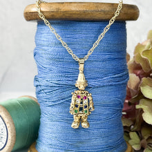 Load image into Gallery viewer, 9ct Gold Vintage Matolly Articulated Clown Pendant
