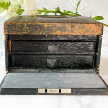 Load image into Gallery viewer, Victorian Leather Jewellery Box
