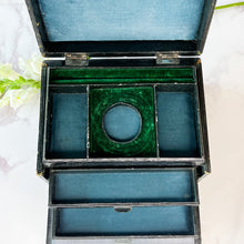 Load image into Gallery viewer, Victorian Leather Jewellery Box
