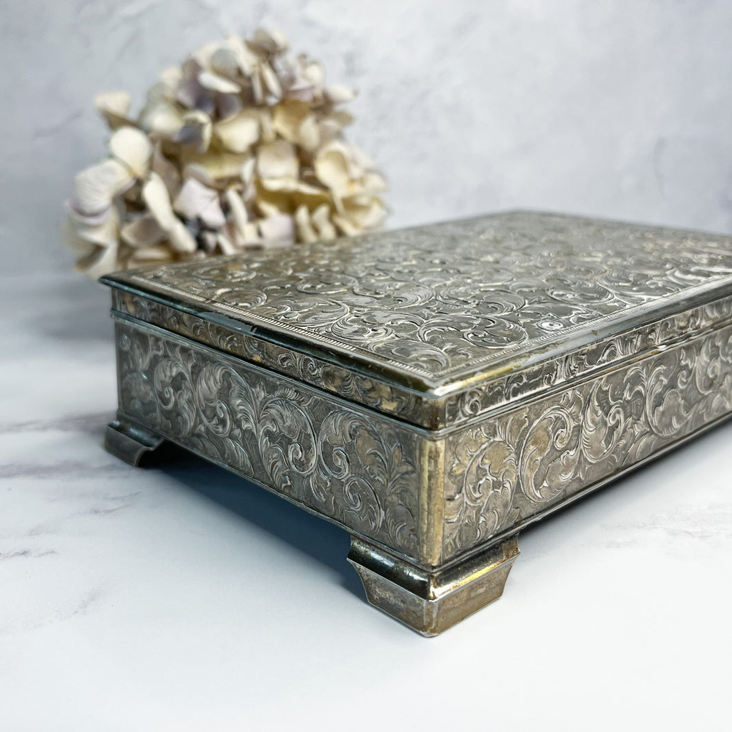 Silver Acanthus Leaf Box