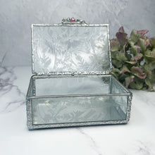 Load image into Gallery viewer, Mid-Century Pressed Glass Decorative Box
