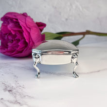 Load image into Gallery viewer, Antique Birmingham 1918 Silver Jewellery Trinket Box
