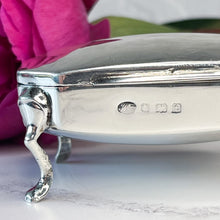 Load image into Gallery viewer, Antique Birmingham 1918 Silver Jewellery Trinket Box
